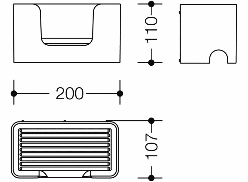 802.03D200 коробка для хранения HEWI HEWI active+  - Вид №1