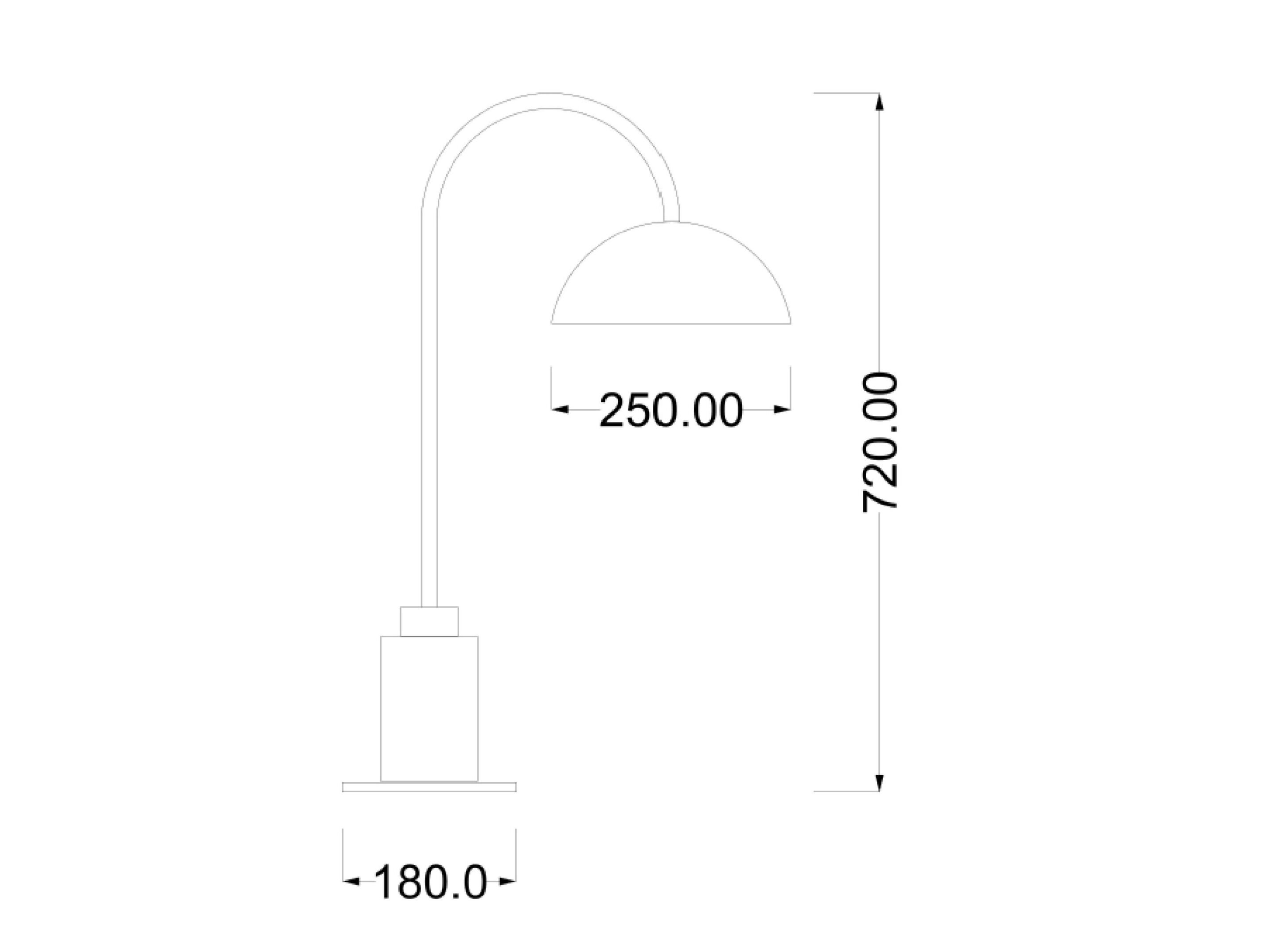 Светодиодная настольная лампа из латуни и мрамора Lampex Italiana ELETTRA ARCH-00144394 - Вид №2
