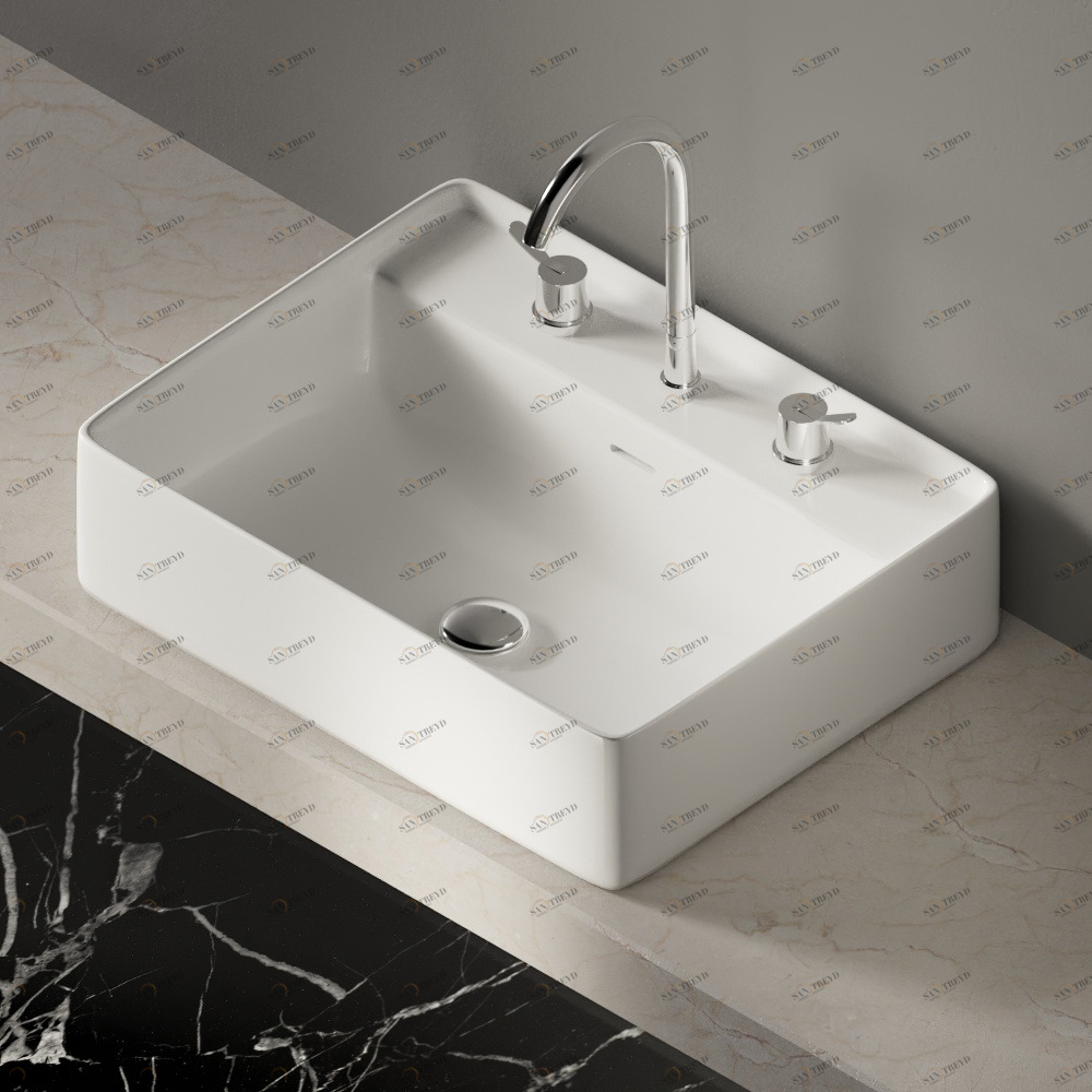 ACER0705M3RZZ Накладная раковина на столешницу  прямоугольная Agape 