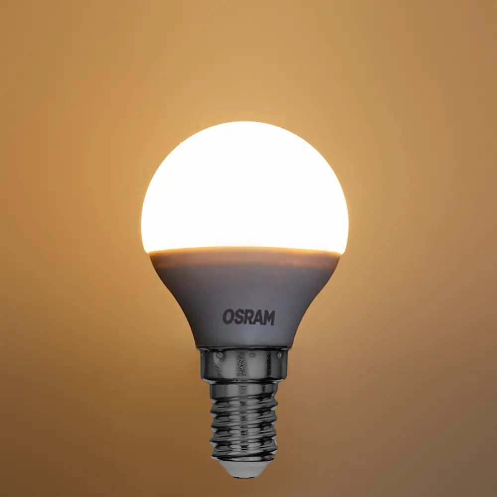 Лампа светодиодная Osram шар 5Вт 470Лм E14 теплый белый свет STLM-2191712 - Вид №2
