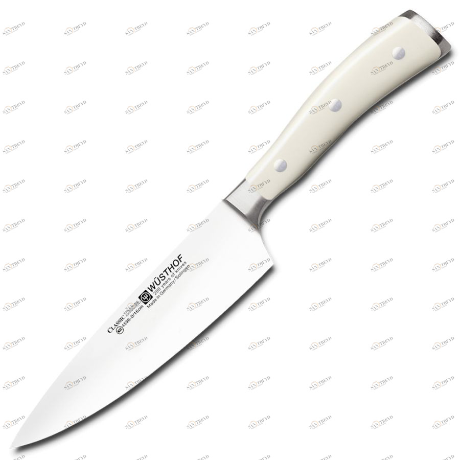 Нож кухонный «Шеф» Ikon Cream White, 16 см WUESTHOF W4596016WUS