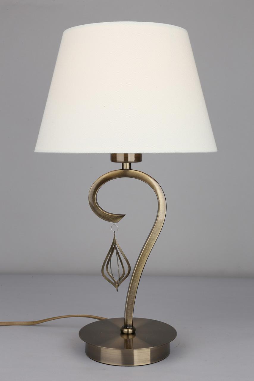 Настольная лампа Omnilux Barrabisa OML-62104-01 OMNILUX КЛАССИЧЕСКИЕ 195237 Белый;бронза  - Вид №2