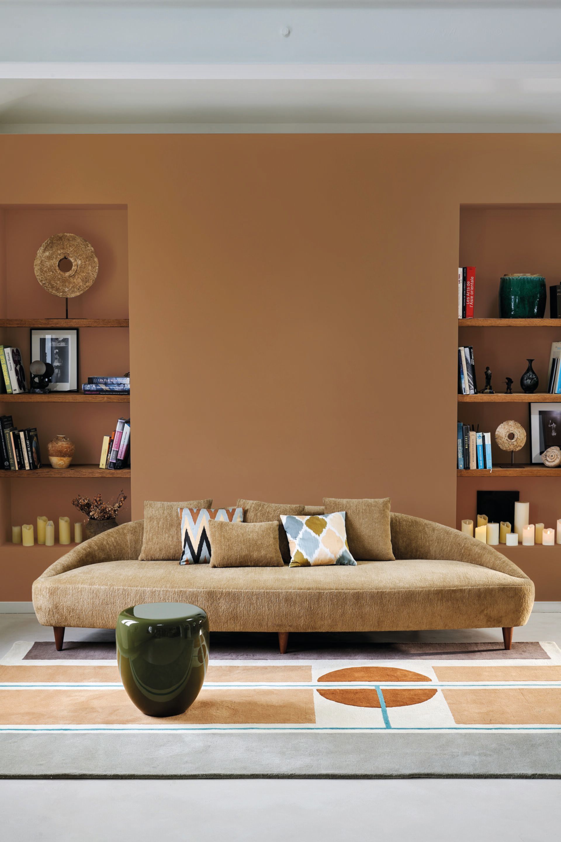 Шерстяной узор ручной работы ковер Toulemonde Bochart Ноэль Мариньо ARCH-00058535 - Вид №4