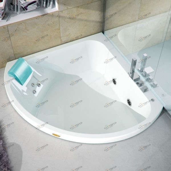 Ванна с гидромассажем "HYDRO TOP" Aquasoul Corner 140 встроенная 9443-717 Jacuzzi 9443717