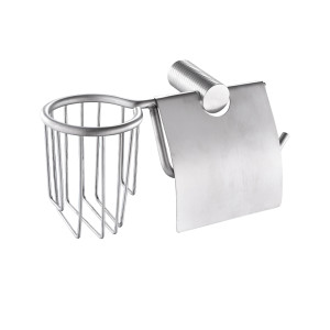 GFmark - Держатель освежителя воздуха и туалетной бумаги с экраном, из нержавеющей стали с резным креплением, код: 81244