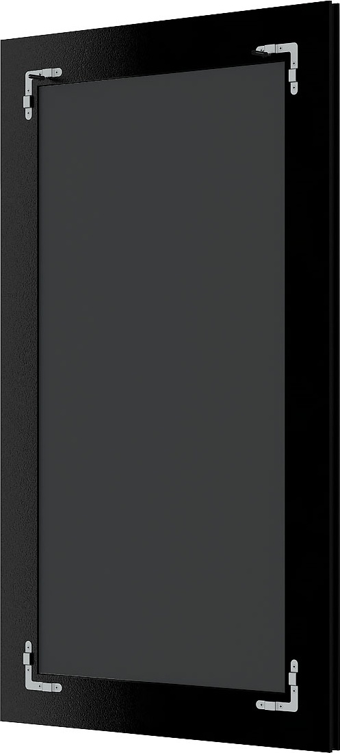 BY 4297 Зеркало с гравировкой в багетной раме - виньетка серебро 109 mm EVOFORM Exclusive-G - Вид №1