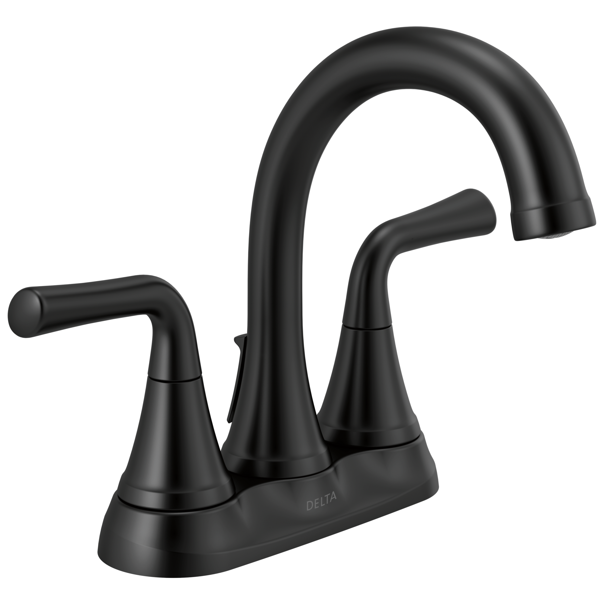 2533LF-BLMPU Смеситель для ванной комнаты с двумя ручками Delta Faucet Kayra Матовый черный