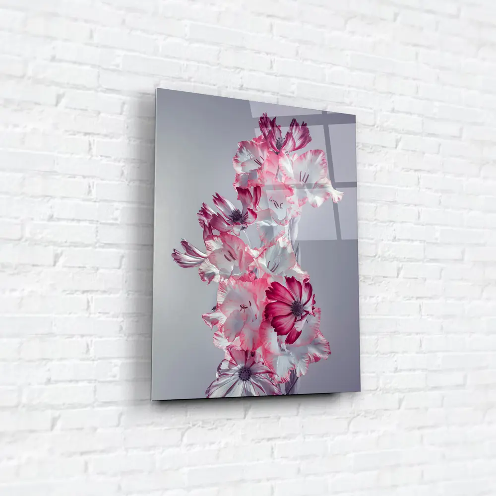 Картина на стекле "Цветы серые" 60x80 см 82924204 STLM-2030688 ARTABOSKO  - Вид №3