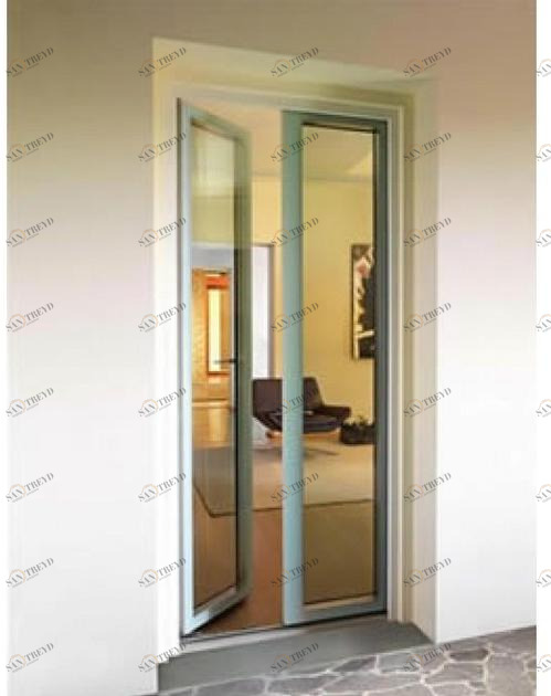 CARMINATI SERRAMENTI Распашная дверь из дерева и стекла с тройным остеклением Vitrum system sun-id-1449567