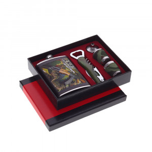 266760 Фляжка 3 стопки, набор из 3 предм 255 мл