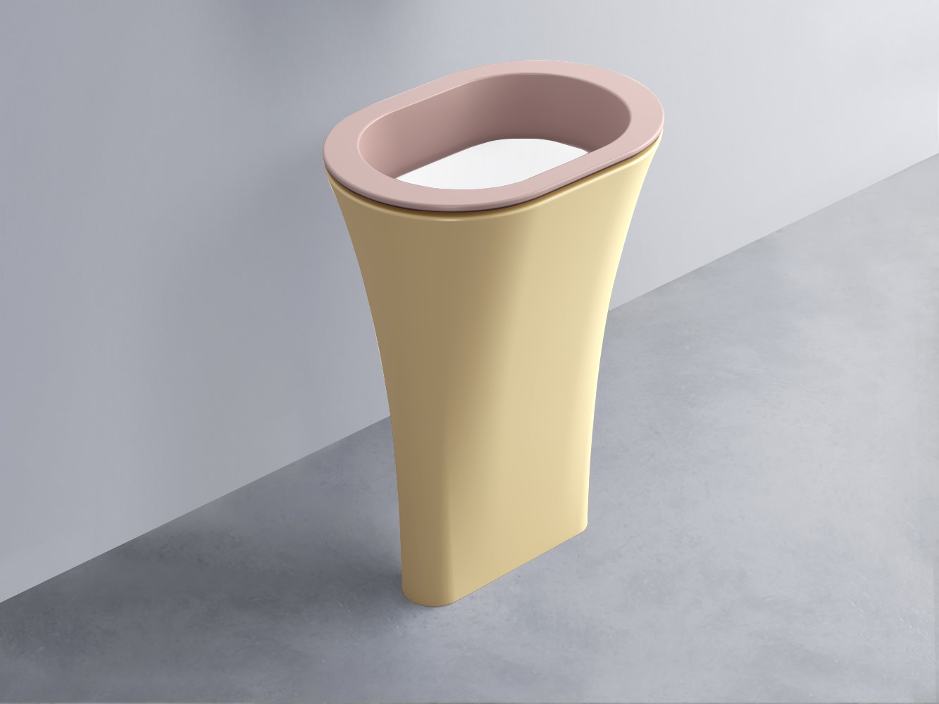 AMLA65-CP+AMPILO-BL+AMCOLO-CN Раковина Amedeo Ovale отдельностоящая cielo Enjoy + Amedeo Ceramica Cielo