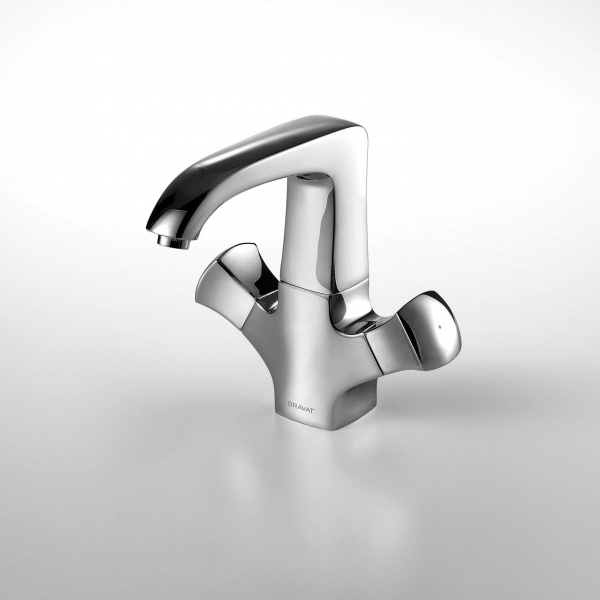 Смеситель для ванной комнаты на раковину высокий WHIRLPOOL F178112C bravat - Вид №1