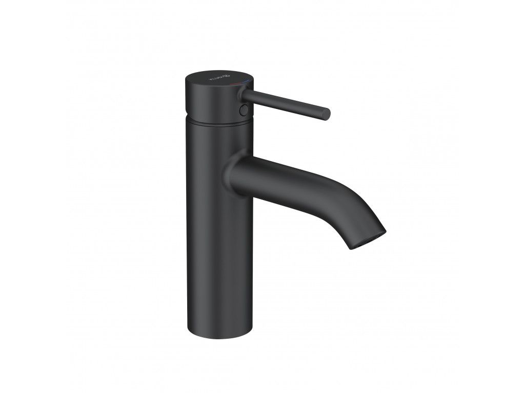 382823976 однорычажный смеситель на умывальник 100 DN 15 KLUDI BOZZ матовый черный 