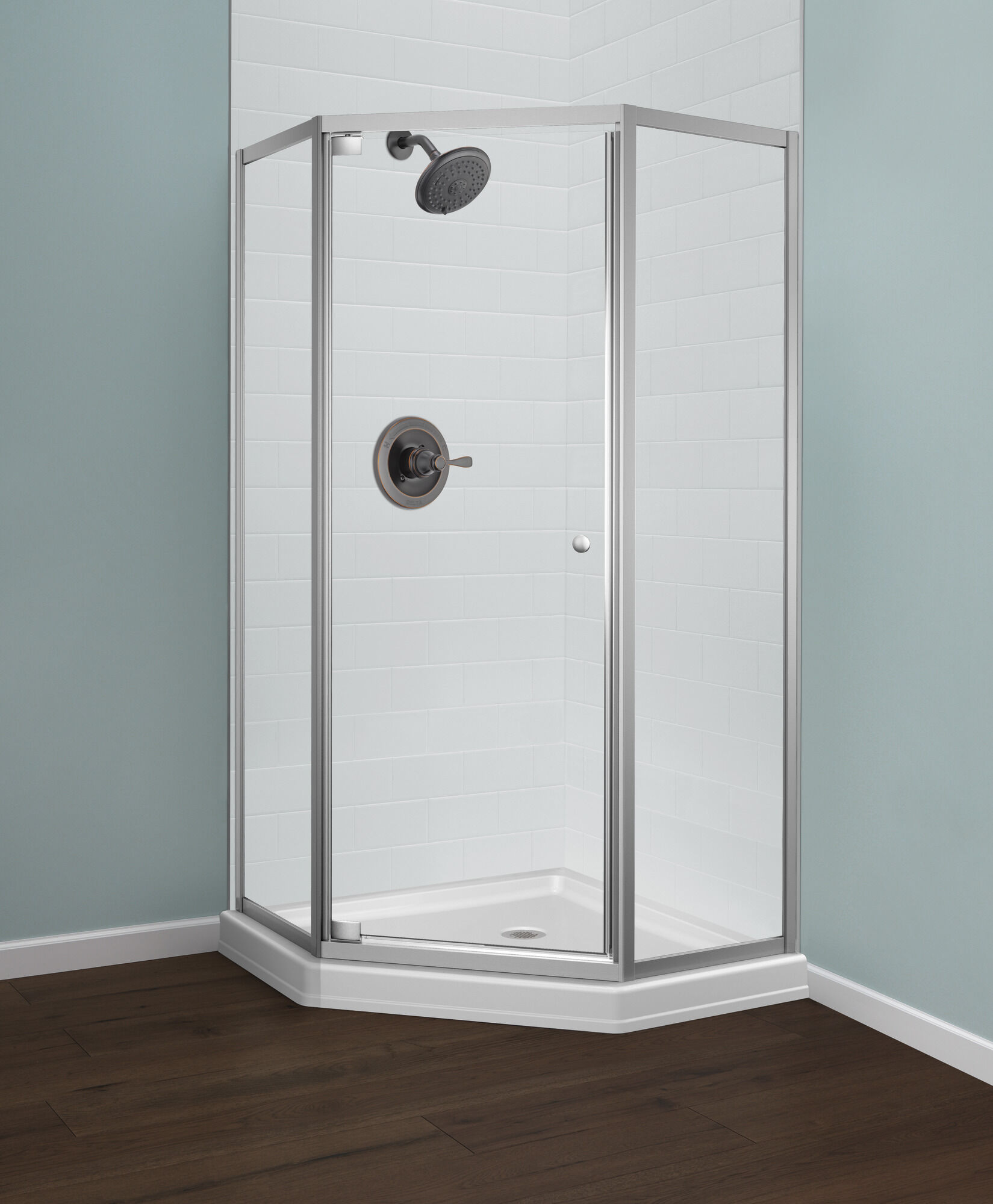 Поддон для душа Neo-Angle 38 '' Delta Faucet B79912-3838-WH - Вид №1