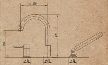 Смеситель MIGLIORE Fortis ML.FRT-5256 для ванны/душа ML.FRT-5256.CR - Вид №1