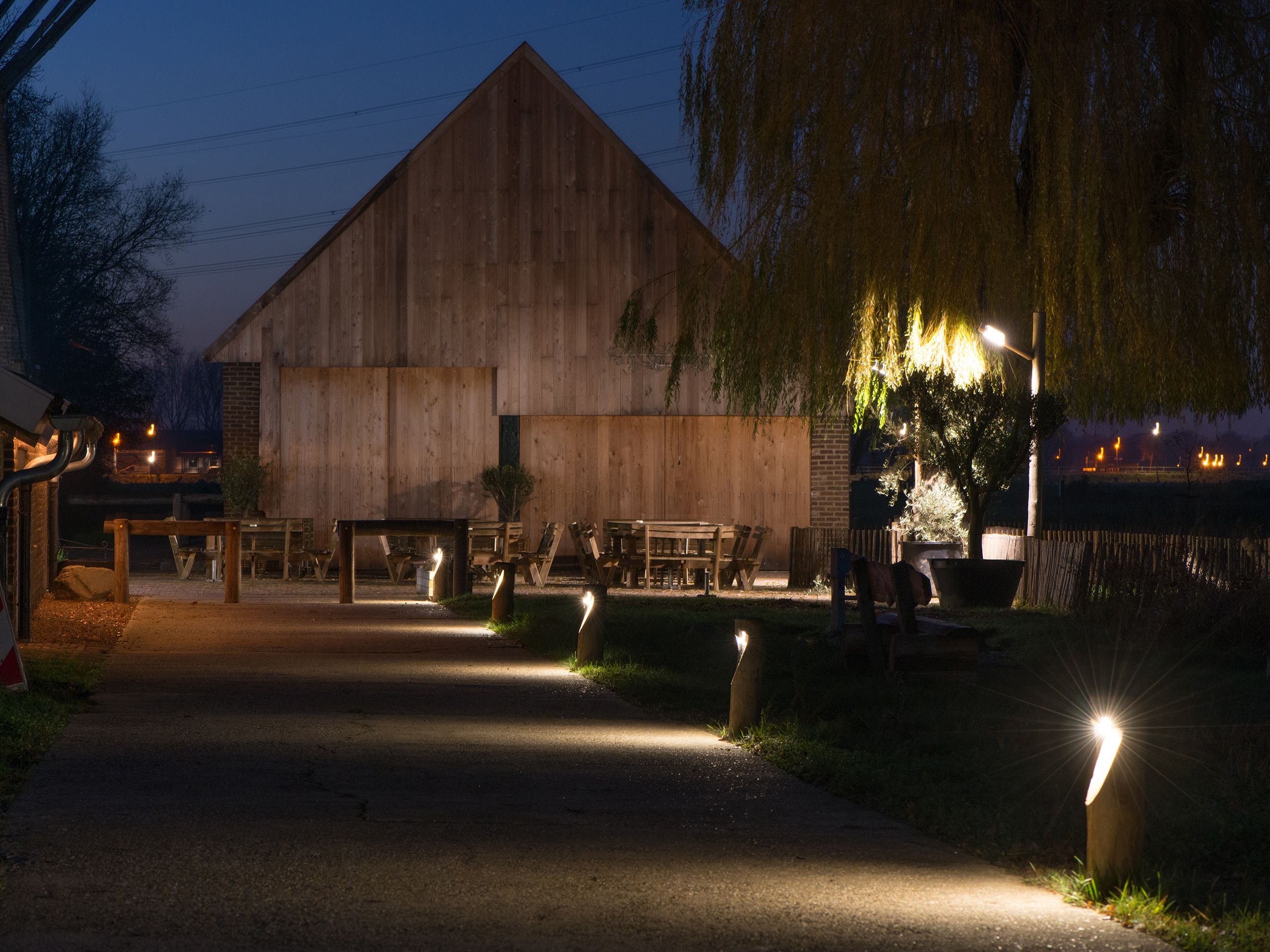 Каштановый светодиодный световой столб Timberlab BOSCO ARCH-00137906 - Вид №8