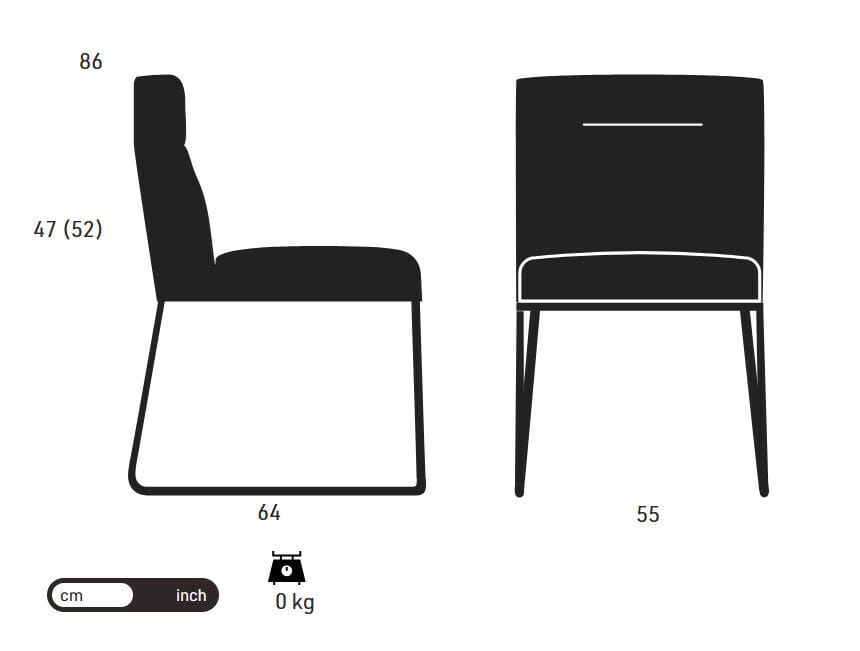 Мягкий стул для саней KFF D-Fine ARCH-00098294 - Вид №15