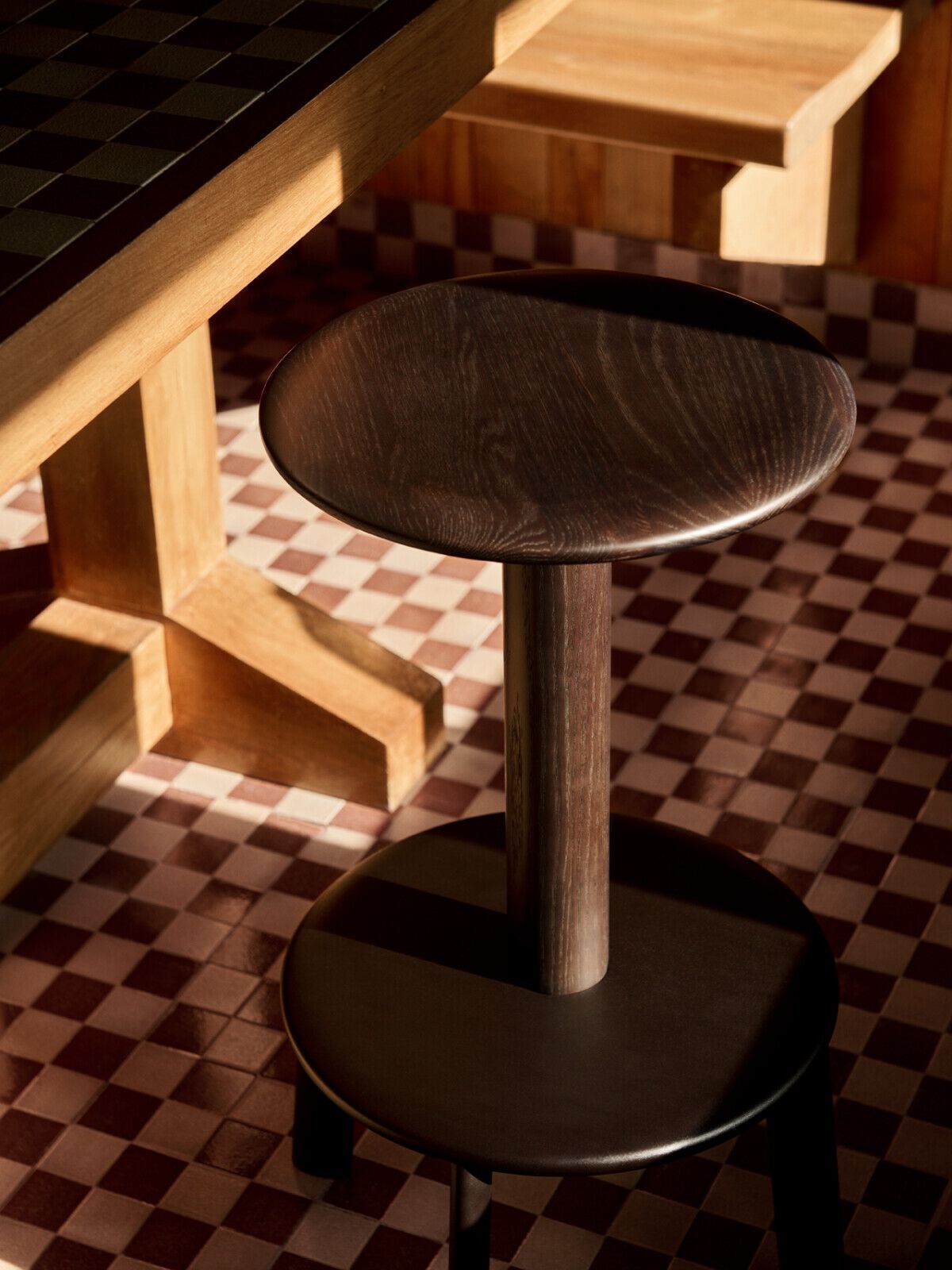 Дубовый барный стул &Tradition Massif ARCH-00091555 - Вид №3