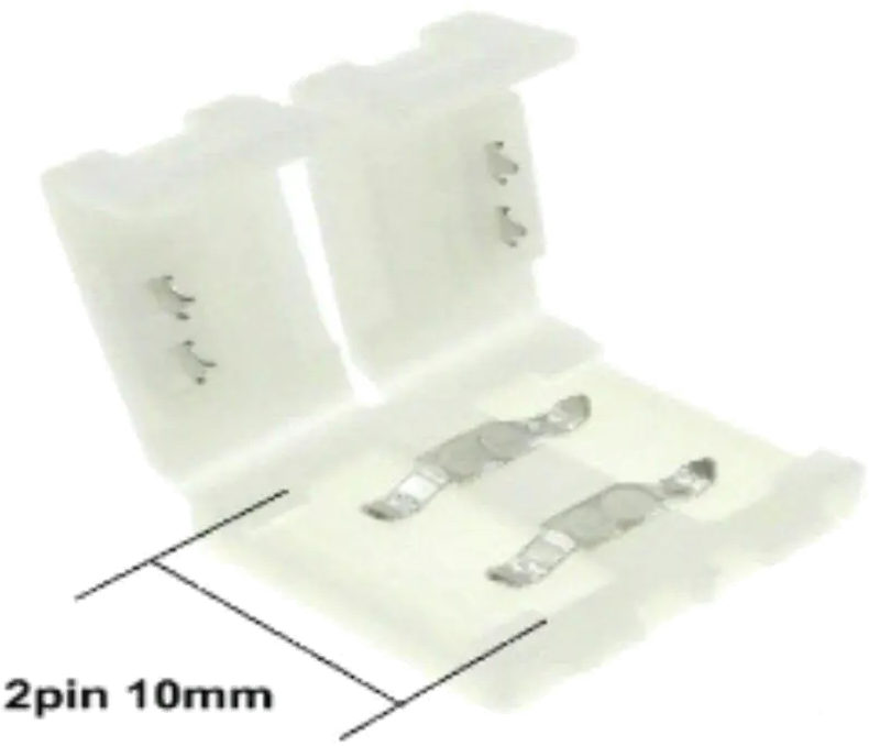 APEYRON Коннектор для LED-ленты 2pin 10 мм - надежное соединение 82458042