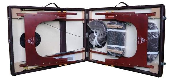 TS3022_B1 Коричневый массажный стол NIRVANA RELAX PRO DFC  - Вид №1