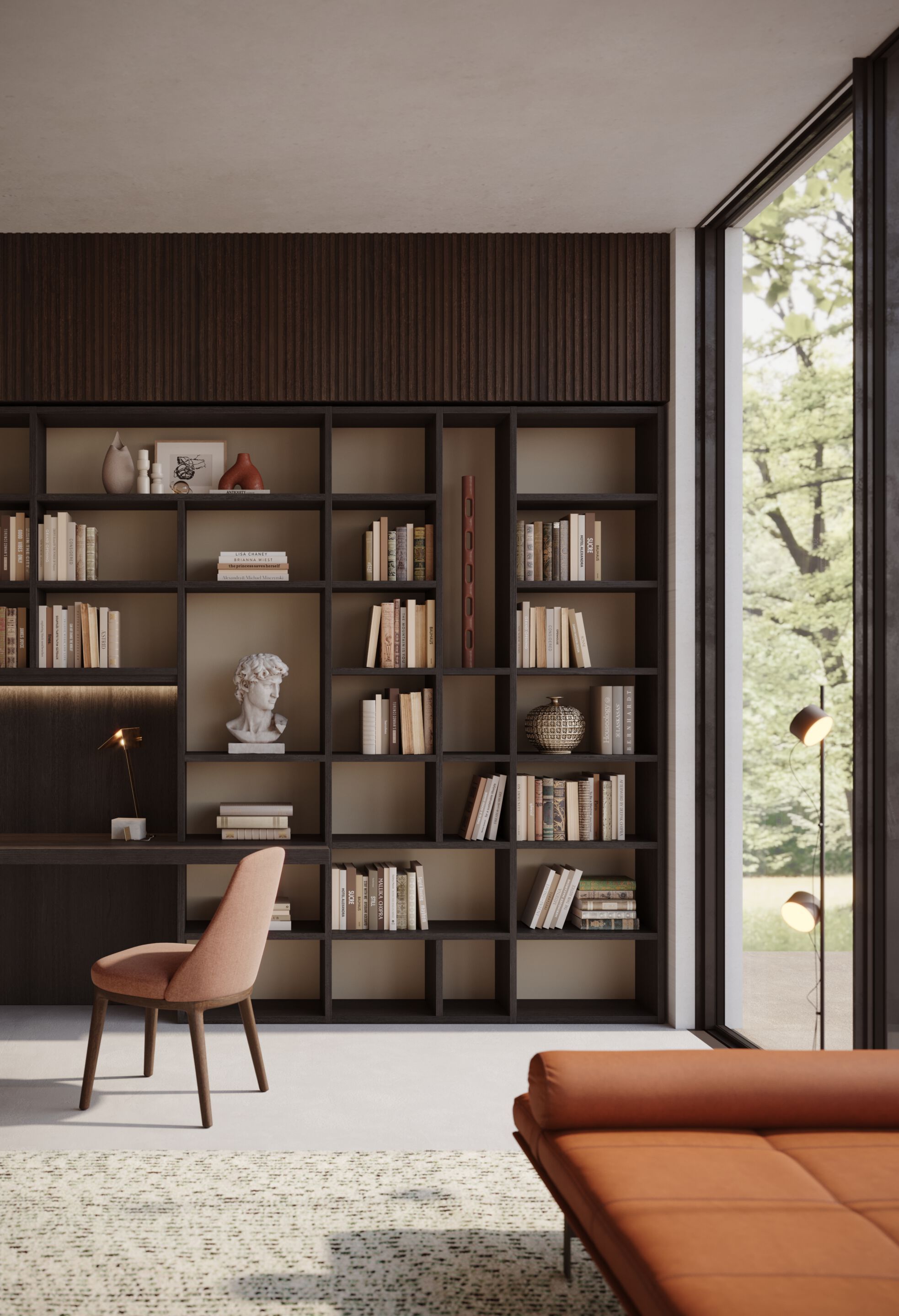 Индивидуальный модульный модульный книжный шкаф Lema Selecta ARCH-00117006 - Вид №9