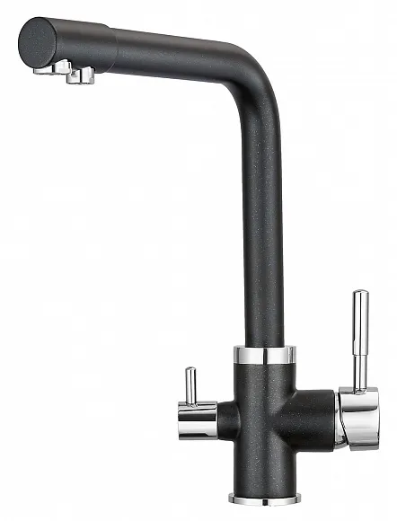 Комплект кухонный смеситель Granula 2015 Шварц + Фильтр Granula 2015-ST41 - Вид №1