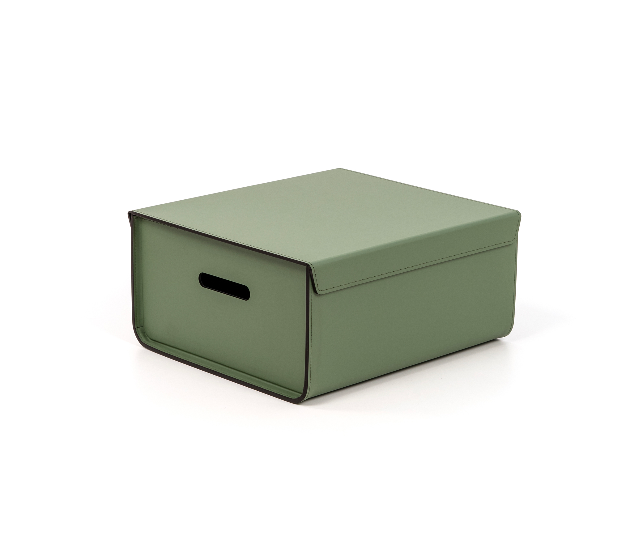 Шкаф Atena - 39X35XH40 см / из регенерированной кожи_темно-серый Pinetti 00.1187.082.055 - Вид №4