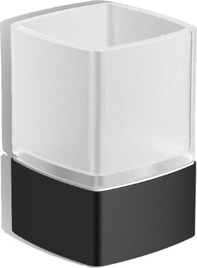 11313A-BP Стакан ALSTER настольный цвет черный серебристо анодированный LANGBERGER ALSTER, BLACK EDITION - Вид №1