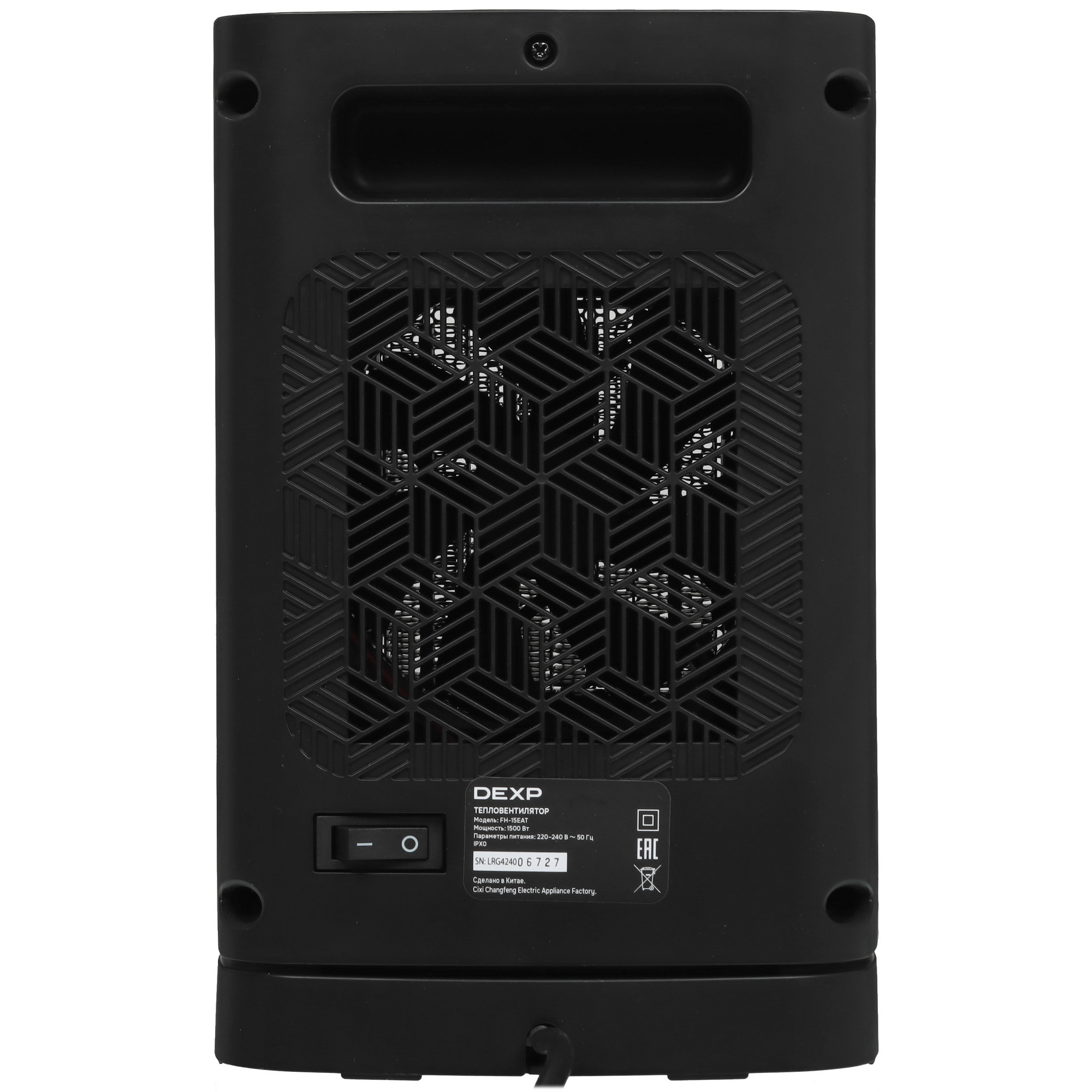 9121371 Тепловентилятор DEXP FH-15EAT STDN-0096769 - Вид №5