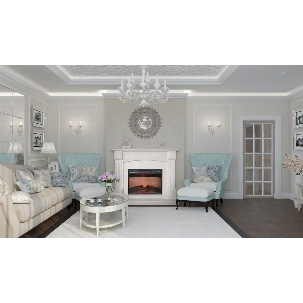 84601222 Обрамление Carolina 24/25.5 под очаг Sparta 25.5 STLM-0052658 REALFLAME  - Вид №9