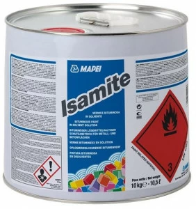 MAPEI Битумная краска в растворителе Impermeabilizzazione di strutture fuori terra