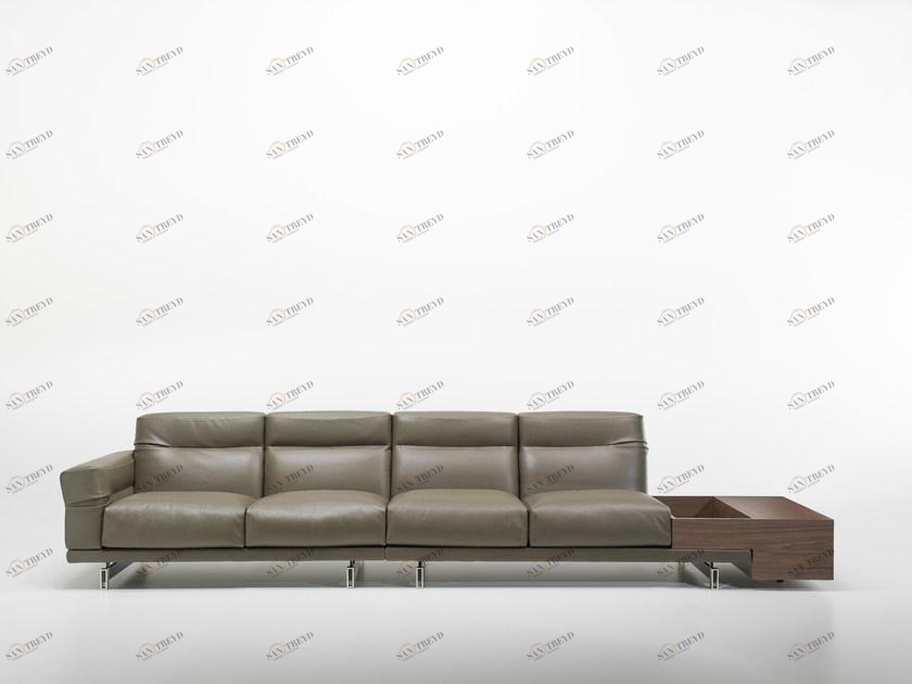 i 4 Mariani Мягкий 4-х местный кожаный диван Niky sun-id-1380690