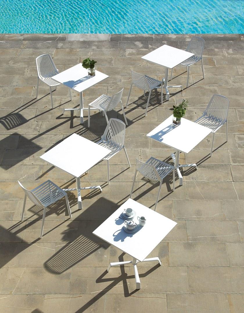 Штабелируемый садовый стул из алюминия Omnia selection 851 Santreyd - Вид №5