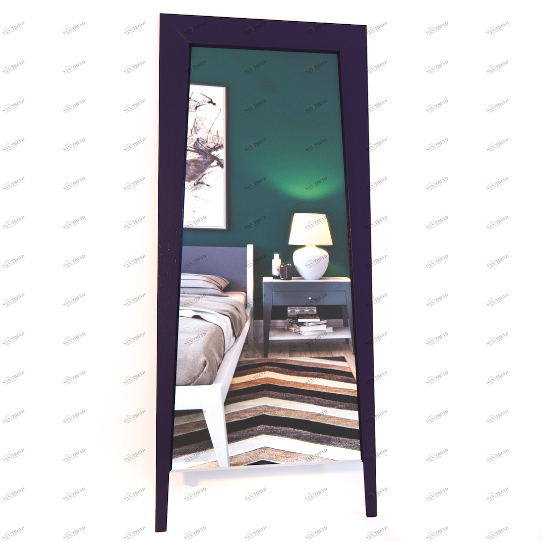 Зеркало напольное 190х80 см фиолетовое Ego Violet BRAGIN DESIGN ДИЗАЙНЕРСКИЕ 00-3862362 Фиолетовый 