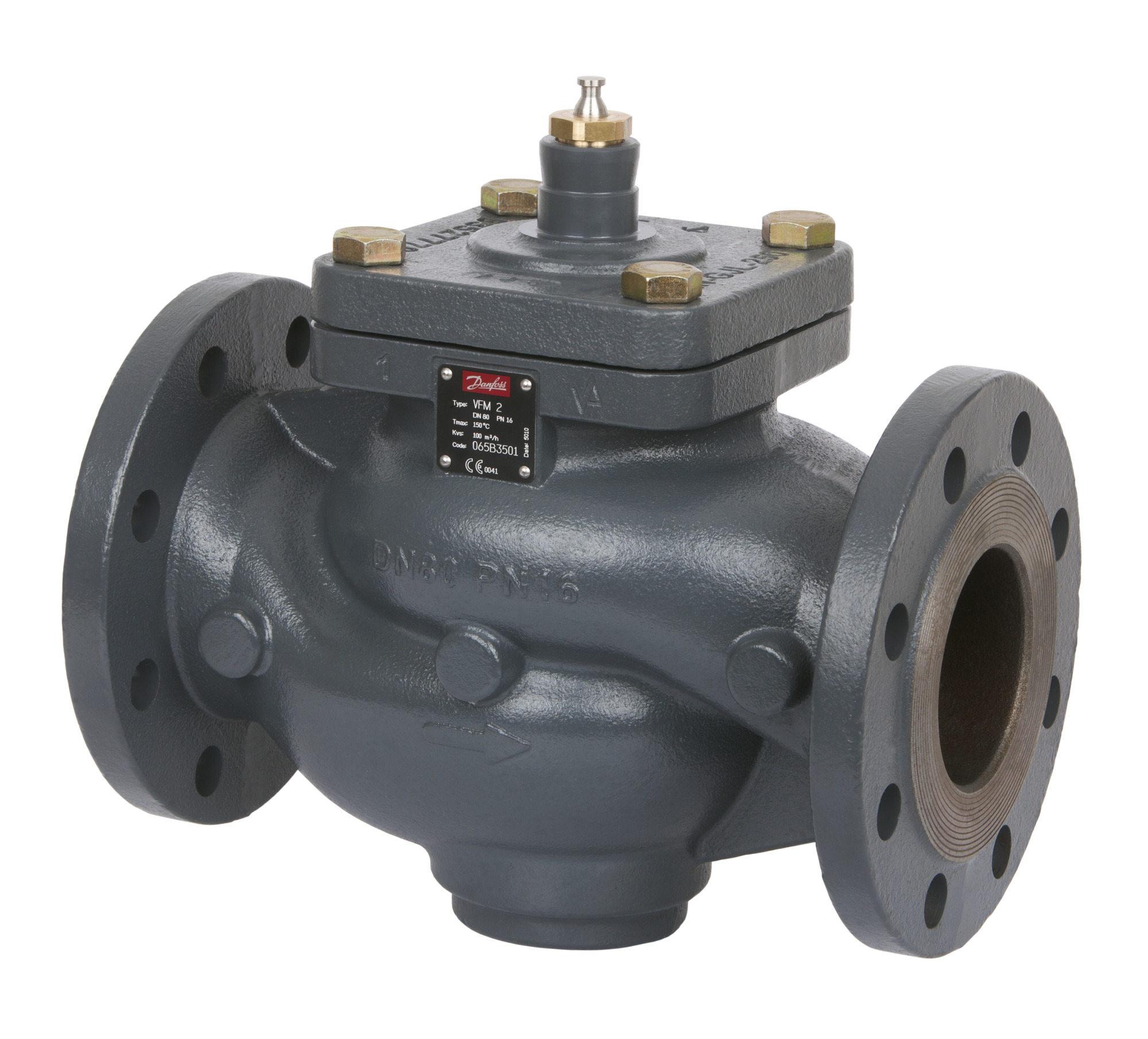 Danfoss Клапан регулирующий VFM 2 фланцевый VFM 2 Клапан регулирующий Ду100 Kv160 065B3502  - Вид №16