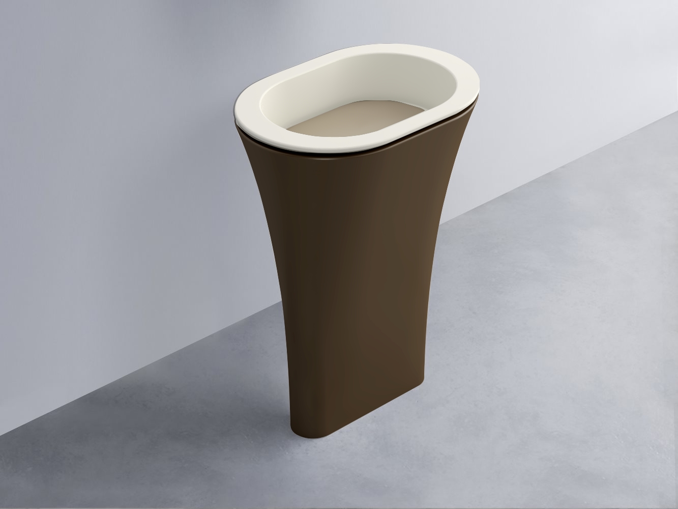 AMLA65-TL+AMPILO-AV+AMCOLO-CA Раковина Amedeo Ovale отдельностоящая cielo Enjoy + Amedeo Ceramica Cielo