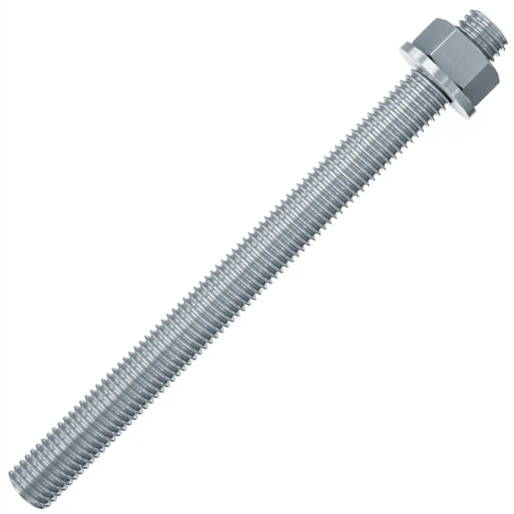 Шпилька Fischer FIS A 8x130 мм, оцинкованная, класс прочности 8.8, 10 шт STLM-2090846