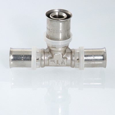 VTm.231.N.322626 Пресс-фитинг – тройник Valtec 32 х 26 х 26 мм  - Вид №4