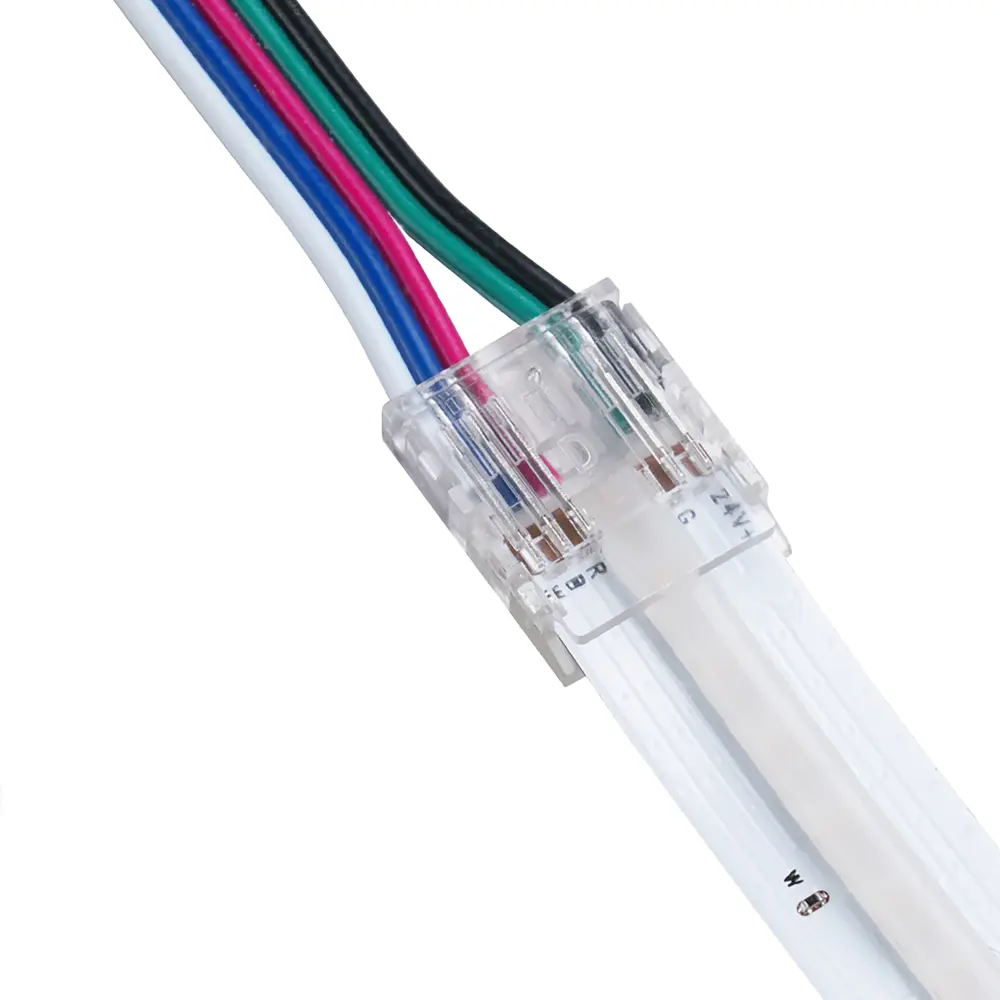 Коннектор соединительный для RGBW светодиодной ленты Apeyron Electrics 12-24 В 12 мм IP20 5pin 89453539 STLM-2163521  - Вид №2