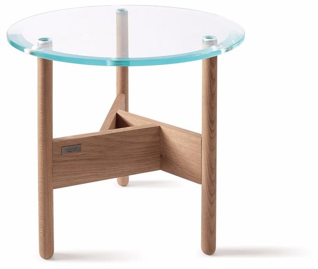 Atipico Низкий круглый стеклянный журнальный столик sun-id-1399947 - Вид №1