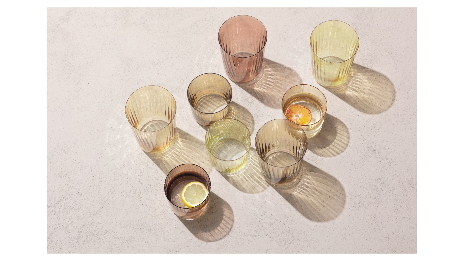 10656279 LSA International Набор стаканов LSA International, "Gems", 310мл, янтарь, 4шт. Стекло - Вид №3