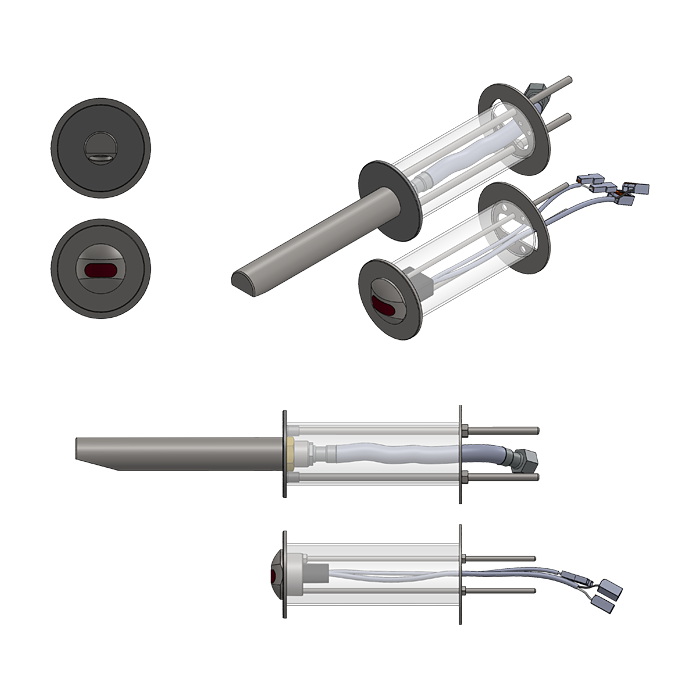 06520 Монтажный комплект в стену для SLU 39 SANELA 
