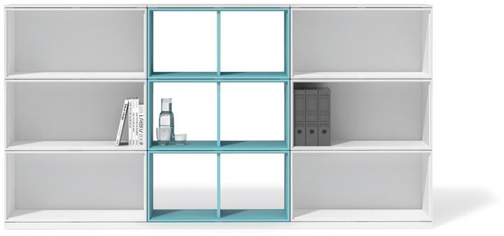 Bralco Офисный модульный деревянный шкаф отдельно стоящий Ubi evo sun-id-1498283 - Вид №3