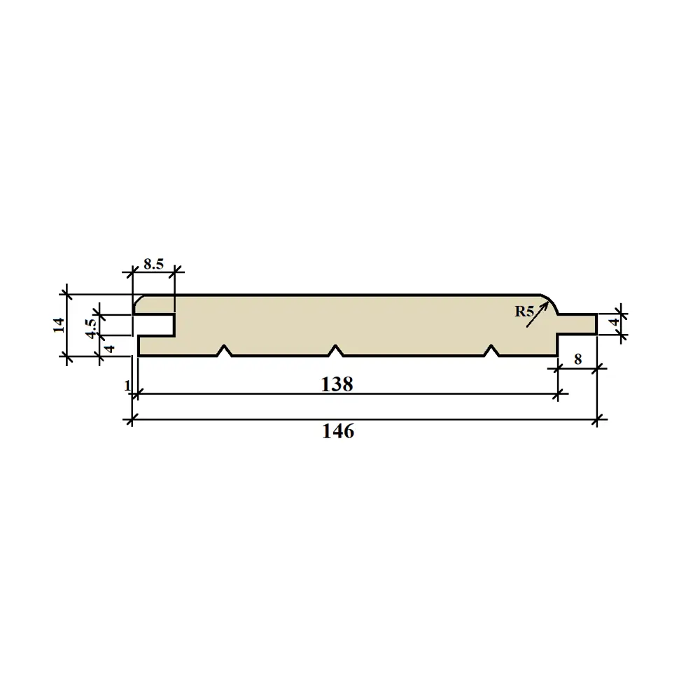Santreyd Вагонка 'Оптима' из натуральной ели для эстетичной отделки 82293856 STLM-0024128 - Вид №10