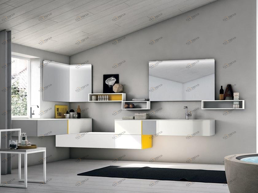 Gruppo Geromin Тумба под умывальник угловая двойная Str8 sun-id-1351484