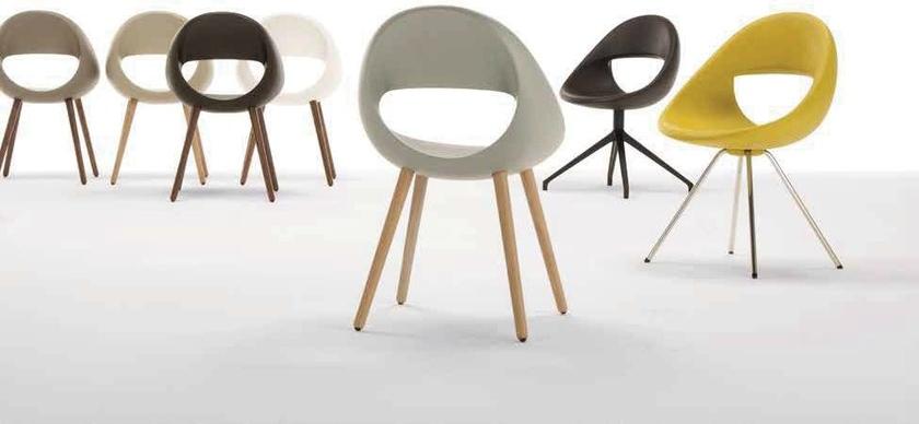 Tonon Стул на эстакаде из цельного полиуретана soft touch Lucky 906 .81 - Вид №3