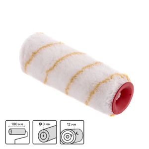 Валик сменный для водных красок 180 мм Matrix ворс 12 мм полиакрил под бюгель 6 мм