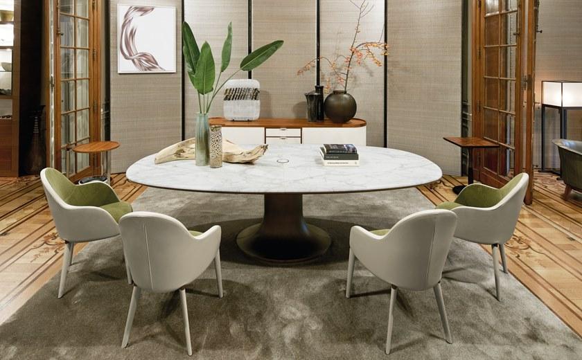 Giorgetti Овальный мраморный стол sun-id-1441618 - Вид №2