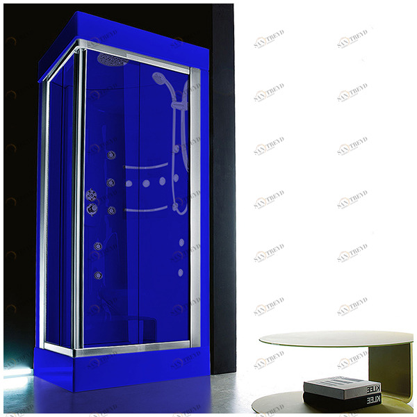 Душевая кабина Gruppo treesse Acquazzurra 72 STI-B7576S-SI белая с гидромассажем угловая левая STIB7576SSI