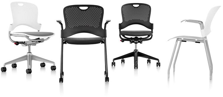 Herman Miller Штабелируемое кресло nylon® на колесиках Caper sun-id-1372754 - Вид №9